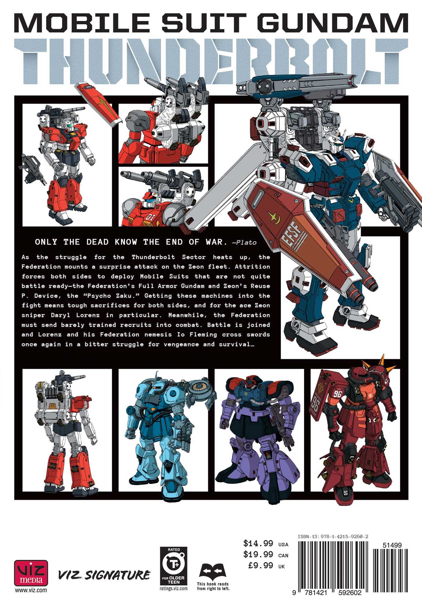 Mobile Suit Gundam Thunderbolt Vol 2 Back Cover