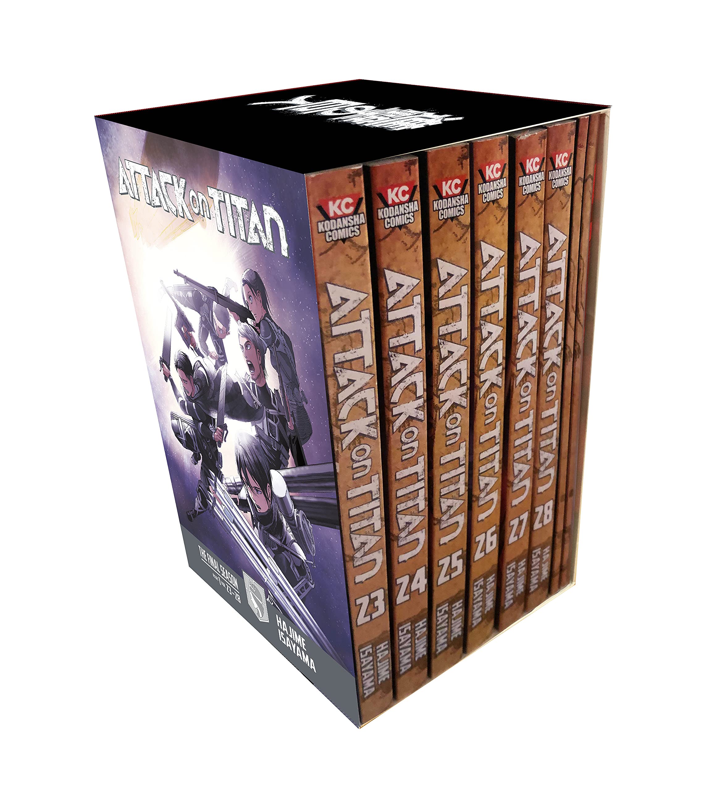 Attack on Titan The Final Season Manga Box Set