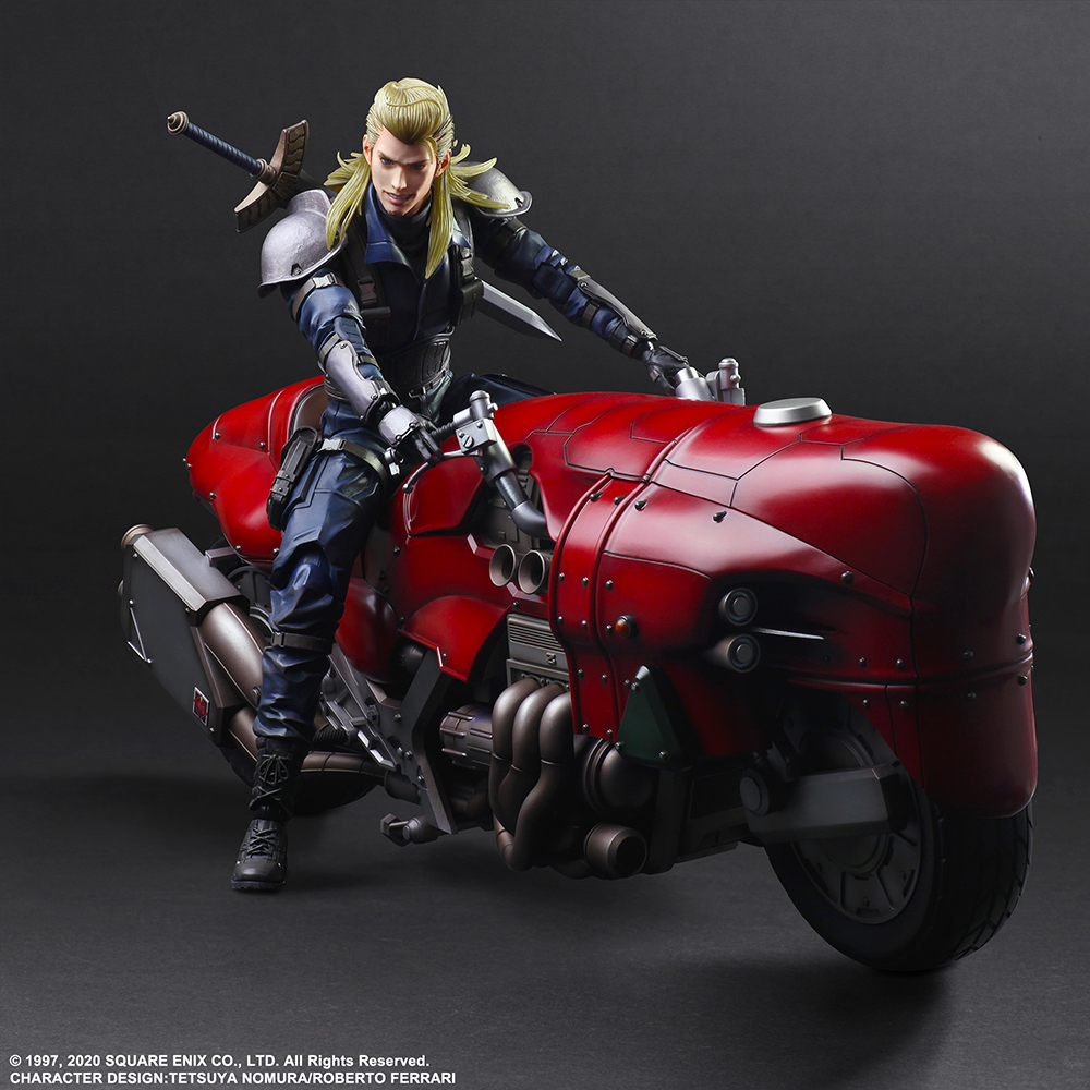 Square-Enix - Play Arts Kai - Final Fantasy VII Remake - ROCHE & MOTORCYCLE Action Figure Set - Image 2