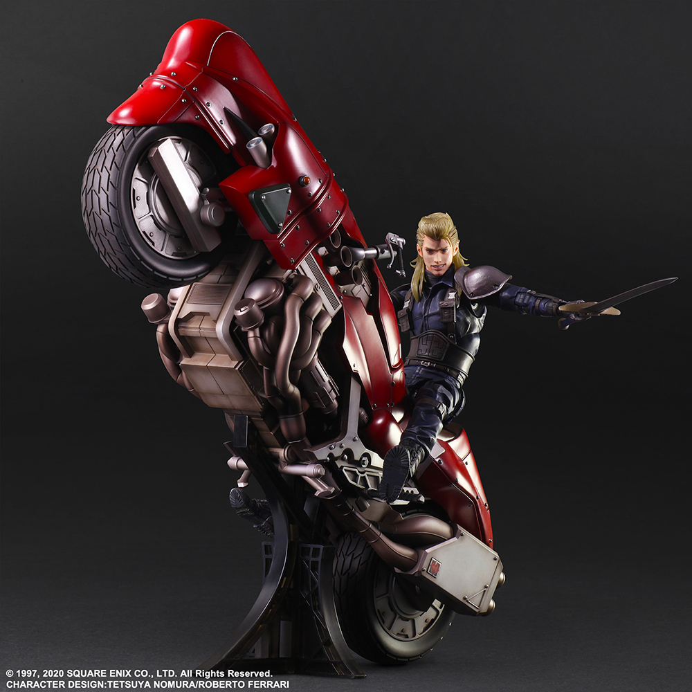 Square-Enix - Play Arts Kai - Final Fantasy VII Remake - ROCHE & MOTORCYCLE Action Figure Set - Image 3