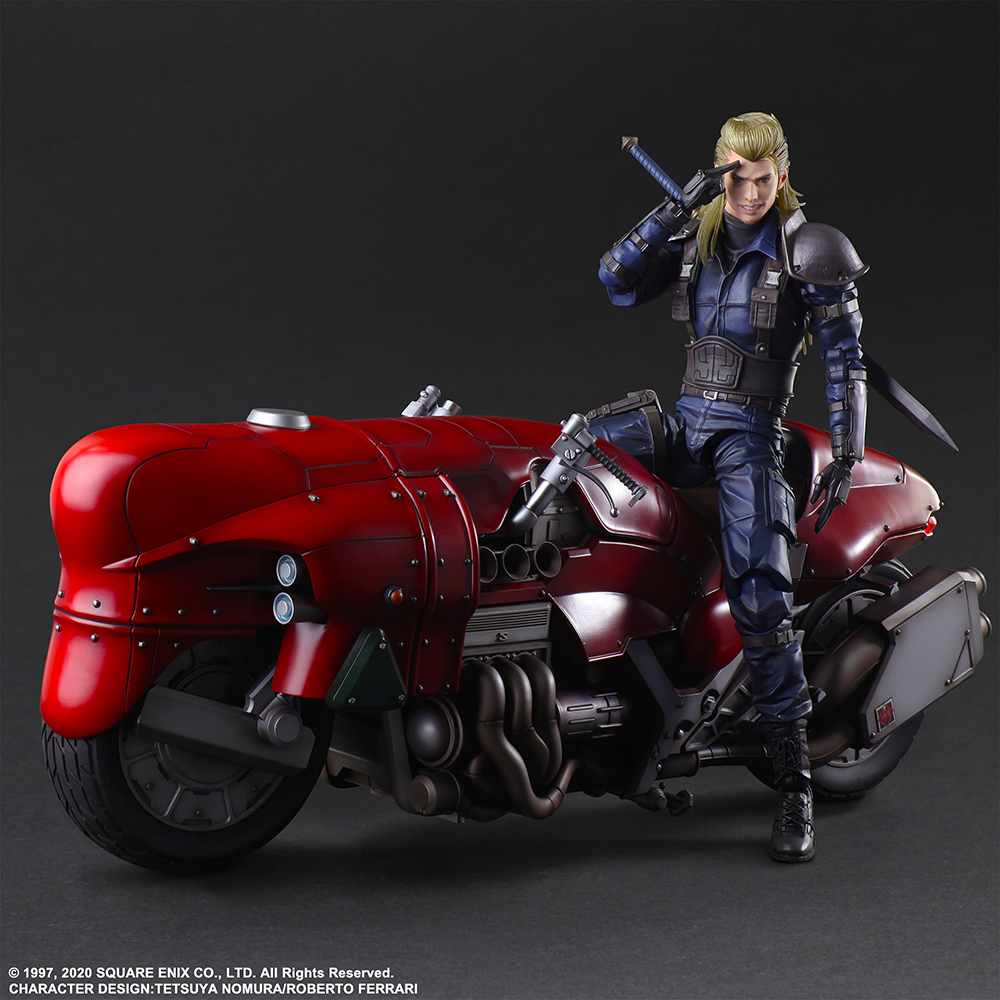 Square-Enix - Play Arts Kai - Final Fantasy VII Remake - ROCHE & MOTORCYCLE Action Figure Set - Image 5