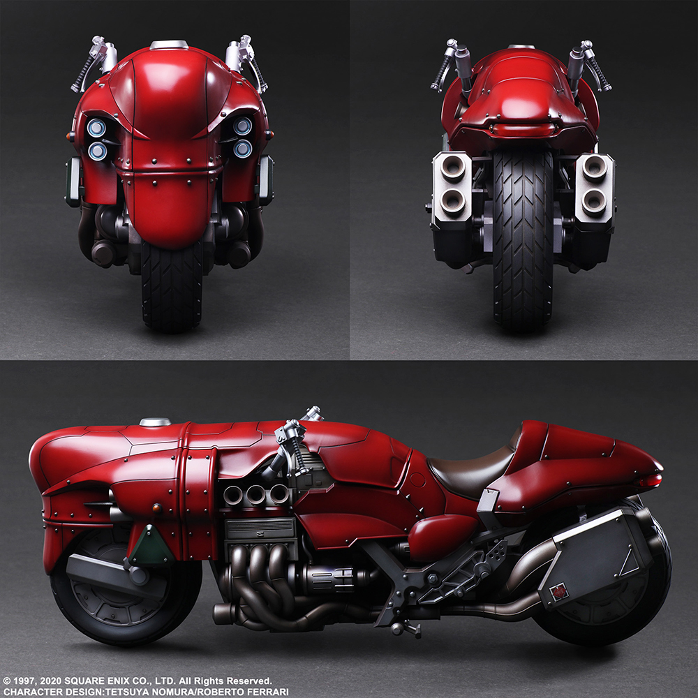 Square-Enix - Play Arts Kai - Final Fantasy VII Remake - ROCHE & MOTORCYCLE Action Figure Set - Image 7