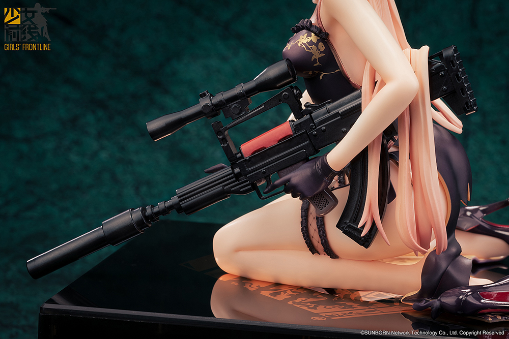 Reverse Studio - Girls' Frontline - OTs-14 Purple Rain Heart Severe Injury Ver. 1/8 Scale Statue - Image 4