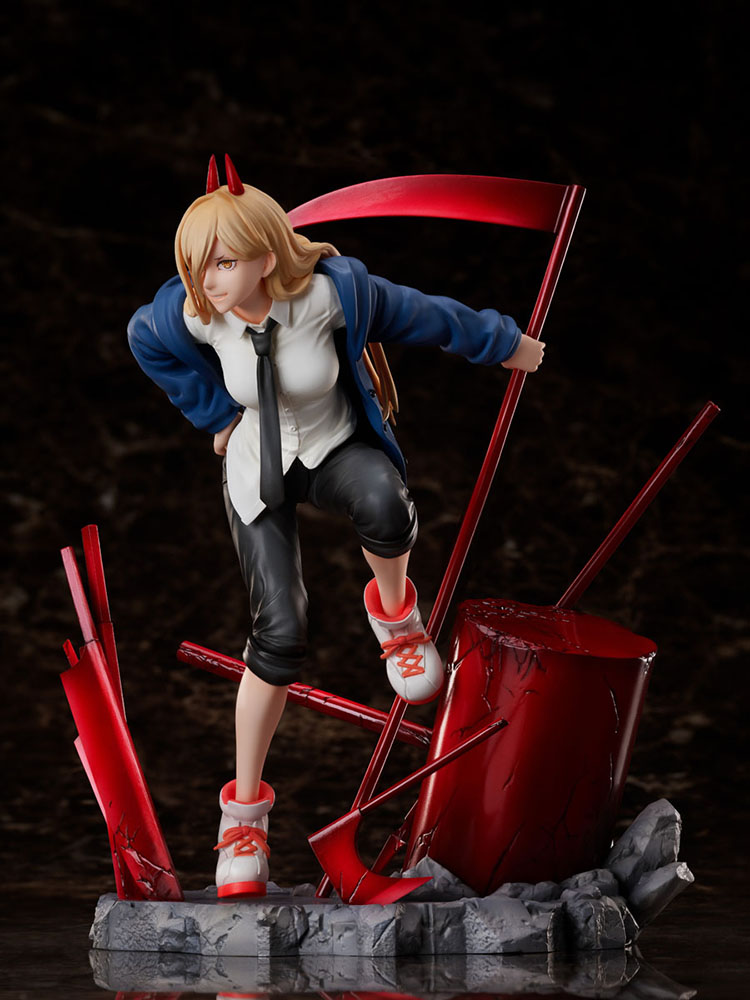FURYU - F:NEX - Chainsaw Man - Power 1/7 Scale Statue - Image 4
