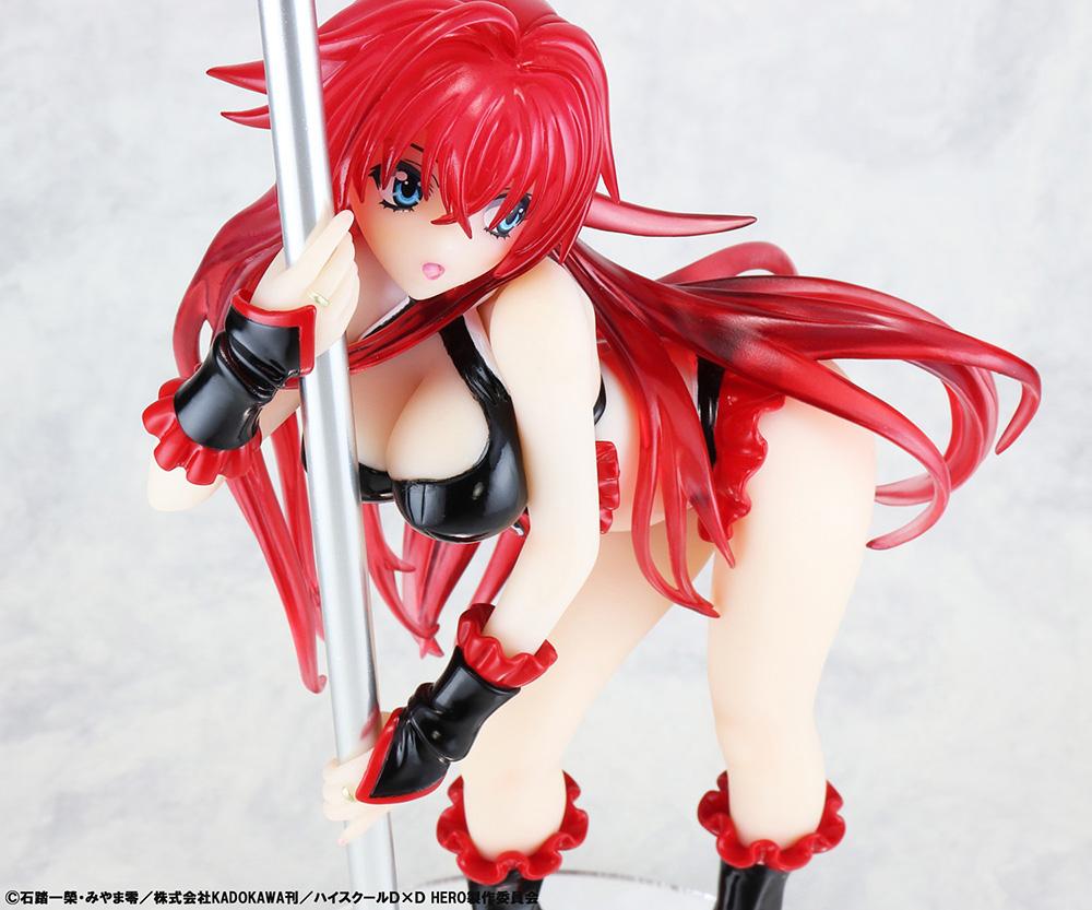 Kaitendoh - High School DxD - Rias Gremory Pole Dance Ver. Black Color 1/6 Scale Statue - Image 10