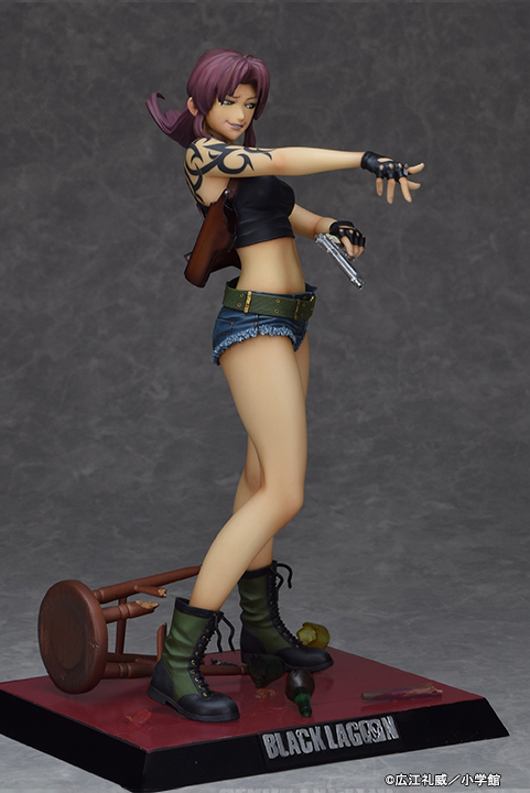 Fullcock - Black Lagoon - Revy Two Hands: Manga Design Ver. 1/6 Scale Statue - Image 8