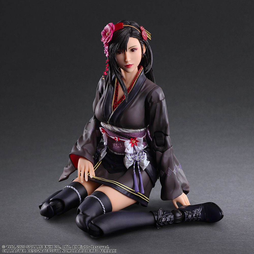Square-Enix - Play Arts Kai - Final Fantasy VII Remake - Tifa Lockhart Exotic DRESS Ver. Action Figure - Image 4