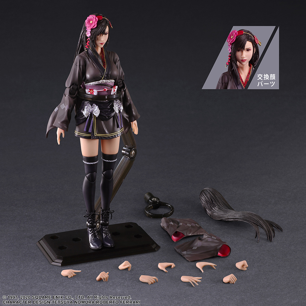 Square-Enix - Play Arts Kai - Final Fantasy VII Remake - Tifa Lockhart Exotic DRESS Ver. Action Figure - Image 7