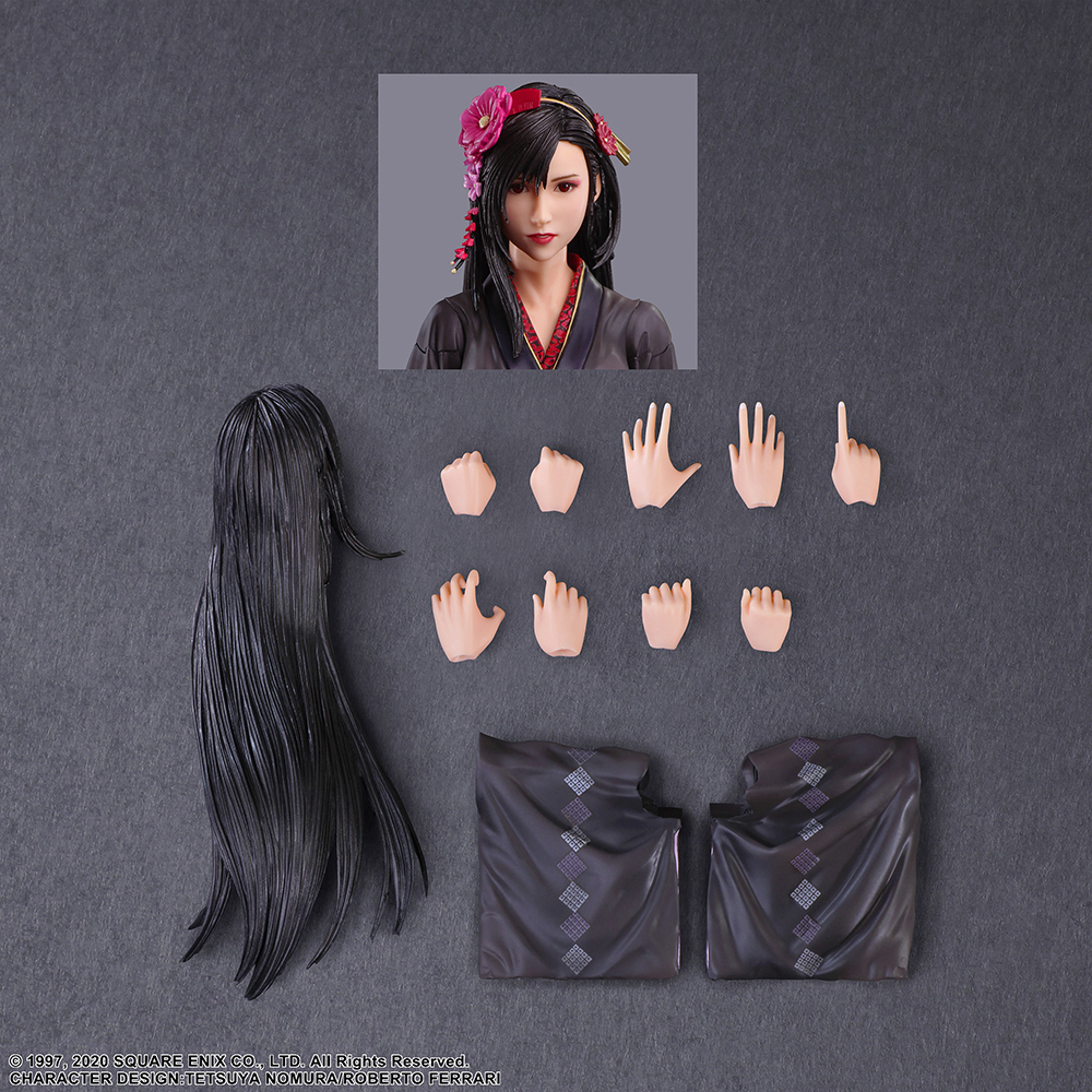 Square-Enix - Play Arts Kai - Final Fantasy VII Remake - Tifa Lockhart Exotic DRESS Ver. Action Figure - Image 8