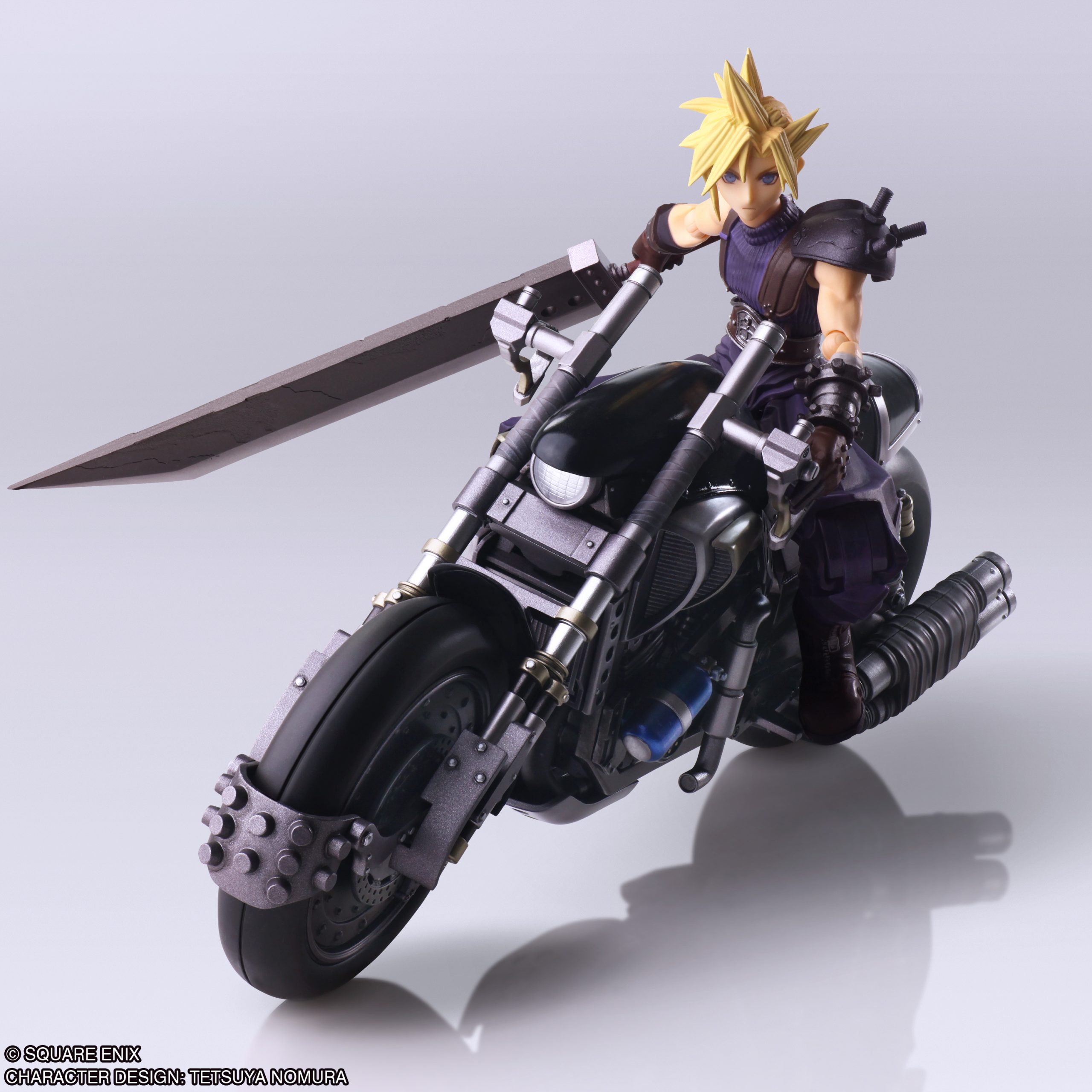 Square-Enix - Bring Arts - Final Fantasy VII - Cloud Strife & Hardy-Daytona Action Figure - Image 3